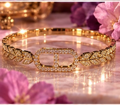 Gold Buckle Bangle
